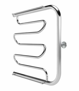 Полотенцесушитель водяной Indigo Фокстрот Liana FLW60-70P с полкой 60x70 см хром