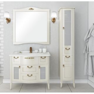 Зеркало Акватон Версаль 100см слоновая кость 1A188102VSZA0