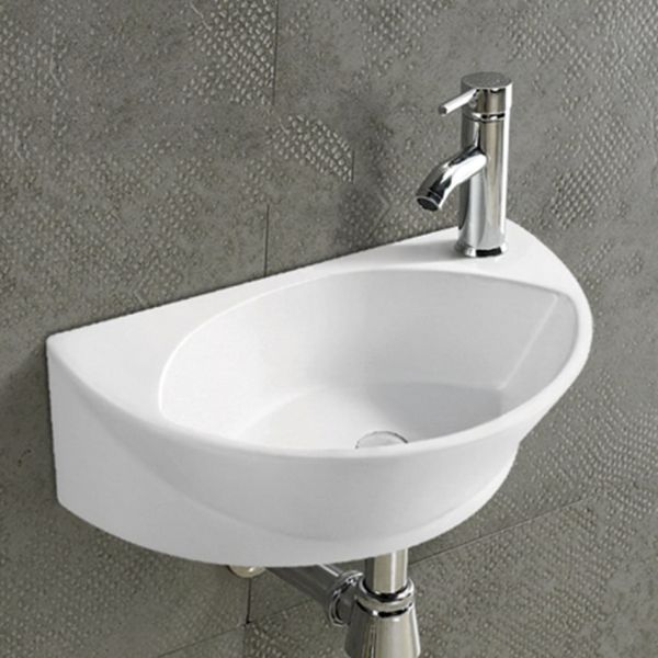 Подвесная раковина Melana 7717X-805 40см белый