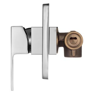 Встраиваемый смеситель Swedbe Platta 5516 подключение на один выход хром