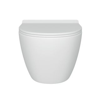 Унитаз подвесной Maretti Elena безободковый с микролифтом, EA10PBM88-844, белый