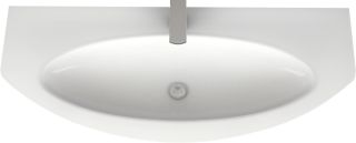 Раковина из искусственного мрамора, Cezares, 50178 белый