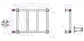Водяной полотенцесушитель Boheme хром 717