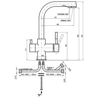 Смеситель для кухни Rav Slezak Seina SE918.5 хром