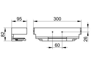 Корзинка для душа Keuco Plan Edition 11159010000 хром