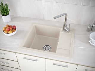 Мойка кухонная Paulmark Flugen PM216050-BE бежевый