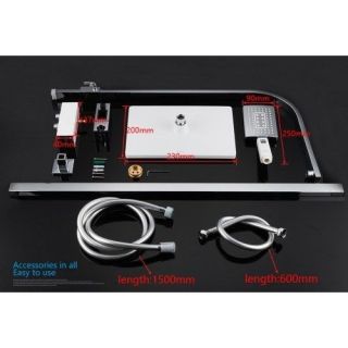 Душевая стойка Gappo G2408-8 белый/хром