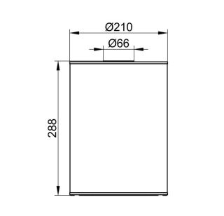 Ведро для мусора Keuco Plan  04989010051 хром