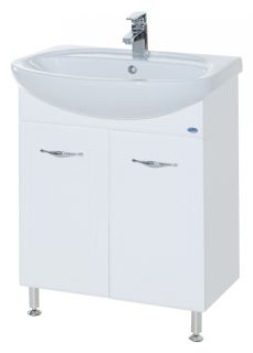 Тумба под раковину Bellezza Стелла 65см белый 4636010000011