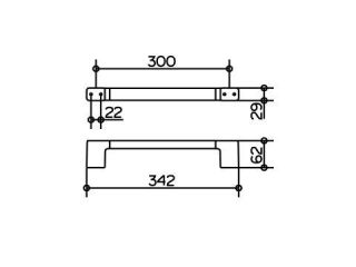 Поручень Keuco Collection Moll 12707010000 хром
