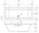 Акриловая ванна Riho Rethink Cubic B105001005 170х75см белый