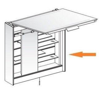 Стеклянная полочка Keuco Edition 30290179700 алюминий