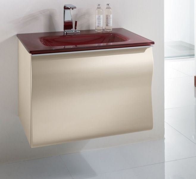 Тумба под раковину Cezares 70x51 Tortora Laccato Lucido GLISS70.07