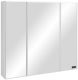 Зеркальный шкаф СанТа Стандарт 113017 90см белый