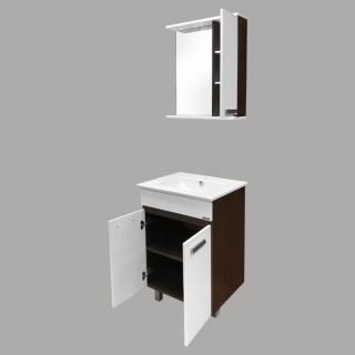 Comforty Зеркало "Монако-80" белый глянец