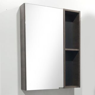 Comforty Зеркало-шкаф Франкфурт-60 дуб шоколадно-коричневый