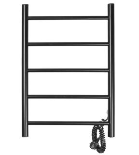 Полотенцесушитель электрический Domoterm Аврора DMT 109-5 50x60 EK R чёрный