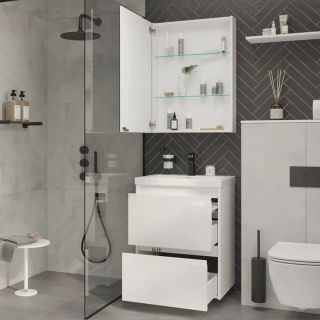 Тумба под раковину подвесная Velvex Klaufs tp.KLA.COM.60.2Y, 60 см