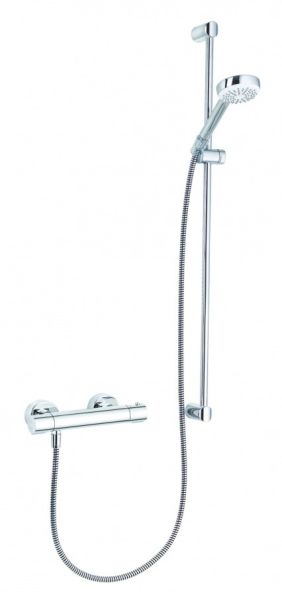 Душевой комплект Kludi Logo Basic 6857805-00 с термостатом хром