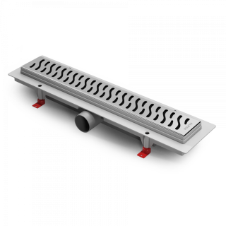 Душевой лоток Alpen Harmony CH-650H глянец с решеткой и опорами
