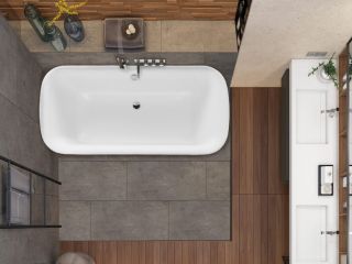 Акриловая ванна VagnerPlast Blanca VPBV175BLA7WTX-04 175x80см белый