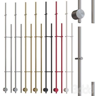 Электрический полотенцесушитель Broner Bruno Due BRD.094.170.0000.G 170 см с кнопкой золото