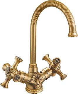 Смеситель для кухни ZORG Antic A 6004K-BR