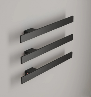 Электрический полотенцесушитель Broner Scompartimento SM.007.100.0000.RAL 9005M 100 см с кнопкой чёрный матовый