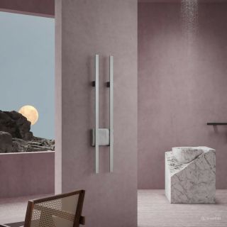 Электрический полотенцесушитель Broner Scompartimento SM.007.170.0000.S 170 см с кнопкой сатин