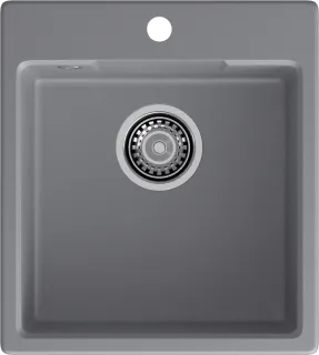 Мойка кухонная GranFest URBAN 644 темно-серый