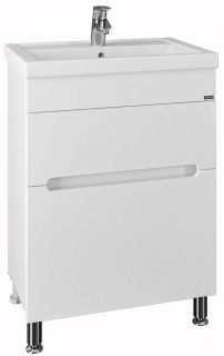 Тумба под раковину СанТа Лондон 224005л 60см белый