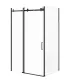 Душевой уголок Cerutti SPA CEZA'S120 черный 120х90