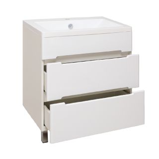 Тумба под раковину Runo напольная 2 ящика (под умывальник Omega 60) Парма 60 (00000001139)