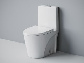 Унитаз-моноблок Laguraty 2100 AC с функцией биде и смесителем белый