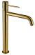 Высокий смеситель для раковины Raiber Graceful RPG-002 золото матовое