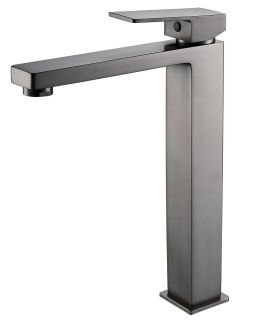 Смеситель для раковины Shevanik S9611T оружейная сталь