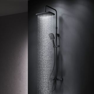 Душевая стойка с термостатом Am.Pm Func F078F522 чёрный