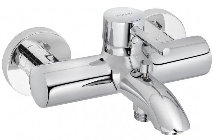 Смеситель для ванны и душа Kludi Bozz хром 386910576
