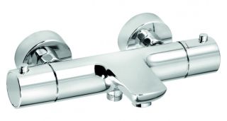 Смеситель для ванны и душа Kludi Objekta с термостатом хром 352010538