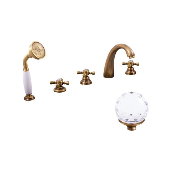 Смеситель на борт ванны Rav Slezak Brilliance BRILLIANCE176.5PSM бронза