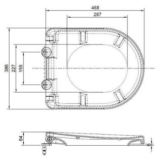 Крышка-сиденье TOTO MH TC384 белая soft close