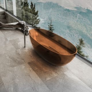 Ванна прозрачная Vincea VBT-6T01BR, янтарь