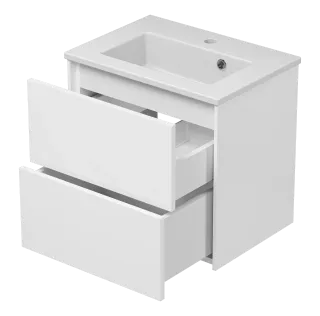 Подвесная тумба под раковину Brevita Toy 50 УТ000025658 белый