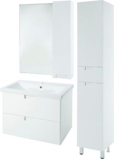 Зеркало-шкаф Bellezza Пегас 70см правый белый 00000007946