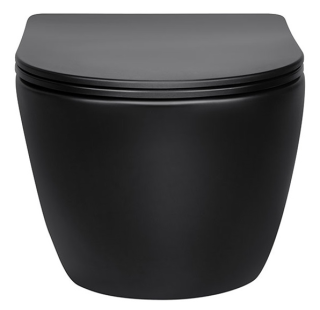 Подвесной унитаз Charus Skandenborg Rimless EWC700-125B безободковый чёрный