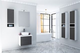 Тумба под раковину Акватон Брук 60см дуб Феррара 1A201901BCDF0