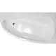 Акриловая ванна 1ACReal Мадрид Щ0000045645 левая обрезанная 170x95 см белый