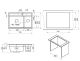Мойка кухонная Granula Kitchen Space 7302, ШВАРЦ