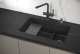 Мойка кухонная Granula Kitchen Space 7304U, ЧЁРНЫЙ