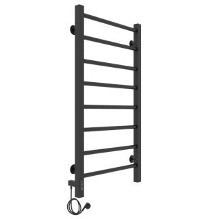 Полотенцесушитель электрический Laris Феличия 73207612 левый П8 40x80см чёрный матовый